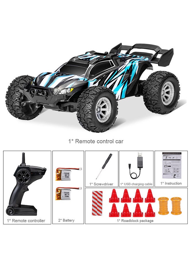 Generic - S658 RC Cars Mini Remote Control Car for Kids 2.4GHz 1:32 RC Car with LED Light 20KM/H High Speed Racing Car with 2 Battery - Image 1