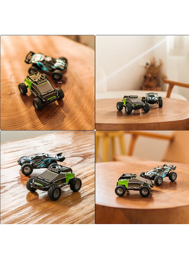 Generic - S658 RC Cars Mini Remote Control Car for Kids 2.4GHz 1:32 RC Car with LED Light 20KM/H High Speed Racing Car with 2 Battery - Image 1