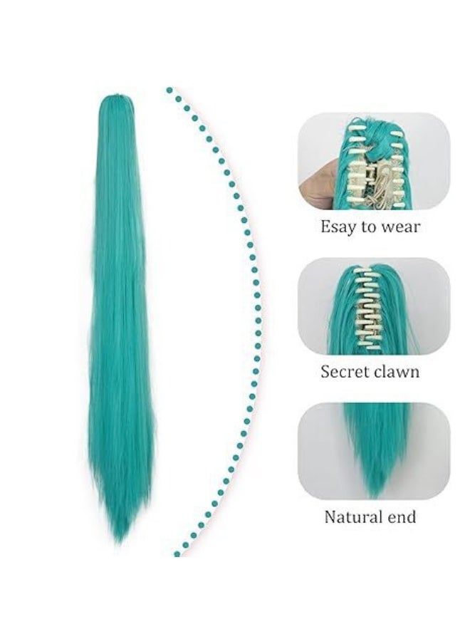 Vocaloid Aqua Blue Hatsune Miku Double-Tail Anime Cosplay Wig - pzsku/Z10834B544C5A70EF153FZ/45/_/1741153055/92e2fd9f-5cf3-4876-99be-872d379c545a