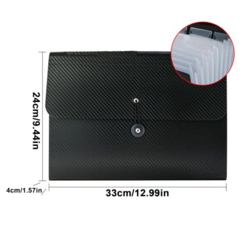 Accordion File Organizer Elastic Buckle, Rainbow Color, High Capacity Accordion Folders for Storing Your Bills, Letters, Papers, Cards, Important Documents - Image 5