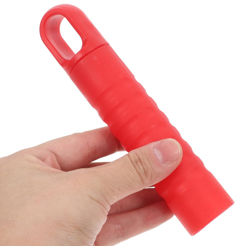 Anti Slip Mop Handle Replacement Caps 2 Pack Red 25mm Diameter Broom Holder - Image 4