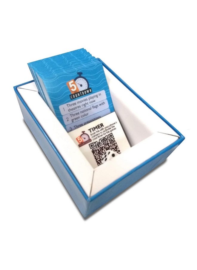 exciting Lives exciting Lives Countdown: Five Second Rule Party Game - Super Fun for Travel & Family - for Christmas Day, Birthday, Parties, Diwali, Best for Diwali Party, Game Night for Teens and Adults  - Image 4