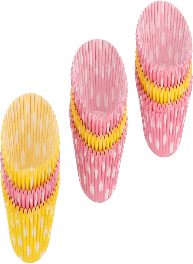 Pedrini linea dolci pirottini, paper, yellow, diameter 3 cm, 200 units