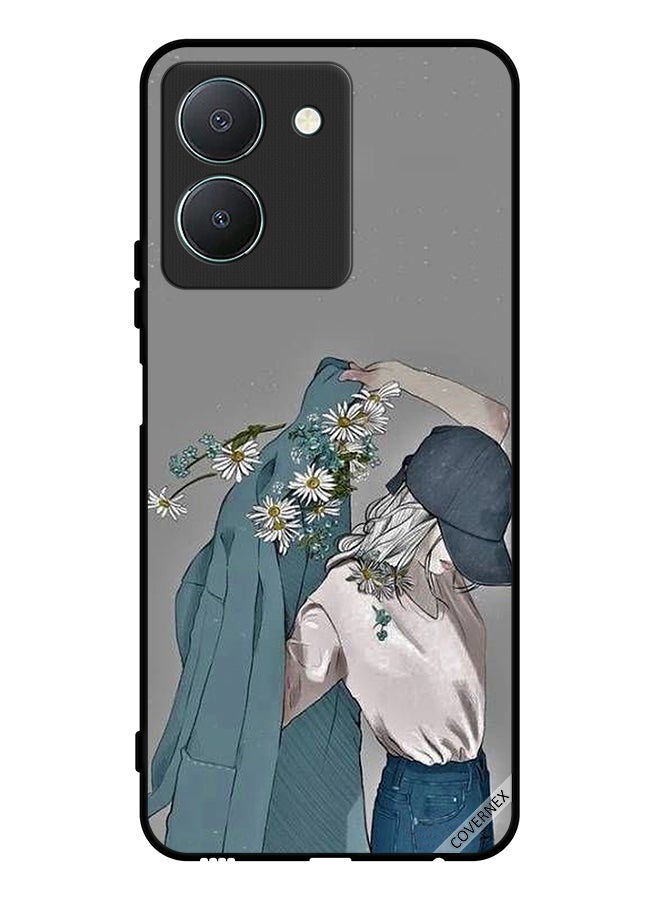 Covernex Protective Case Cover For Vivo Y36 4G Cap Girl Wearing Coat Art - Image 1