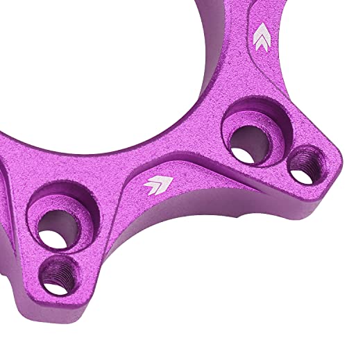 NRG Innovations SRKLOTHPP محول محور عجلة القيادة للألعاب باللون البنفسجي متوافق مع Logitech G923 G29 G920 G27 بنمط مسامير 6 X 70mm - Image 3