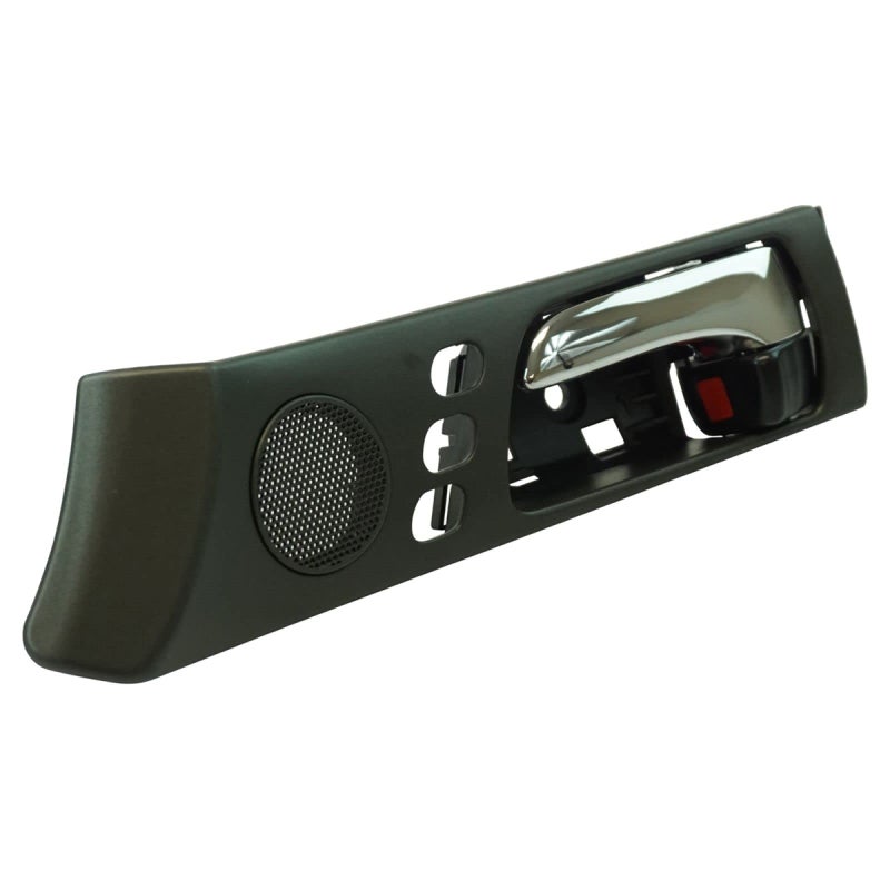 TRQ Front Left Interior Door Handle Chrome Black Drivers Side Compatible with 20022003 Lexus ES300 20042006 ES330