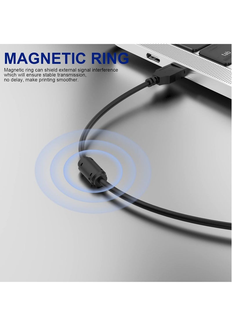 Lava printer cable from lava usb 5 meters long, compatible with any printer  - Image 2