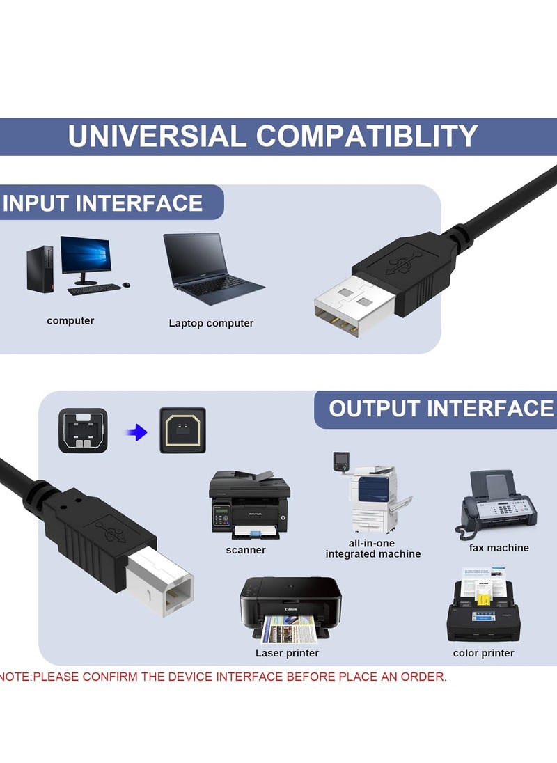 Lava printer cable from lava usb 5 meters long, compatible with any printer  - Image 3