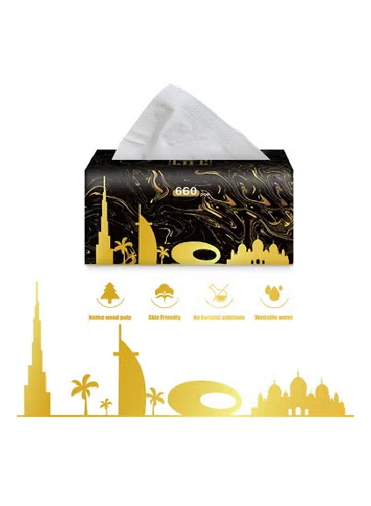 keke Pack of 50 Premium Quality New Technology Facial Tissue 100% Raw Wood Pulp 220 Sheet X 3 Ply - Image 2