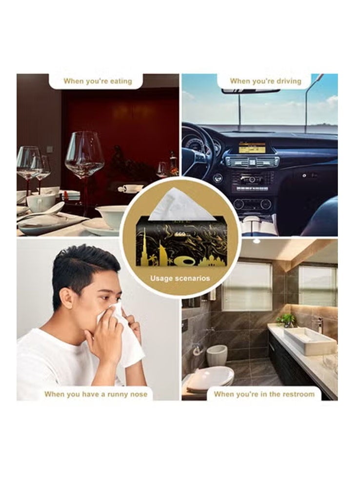 keke Pack of 50 Premium Quality New Technology Facial Tissue 100% Raw Wood Pulp 220 Sheet X 3 Ply - Image 3