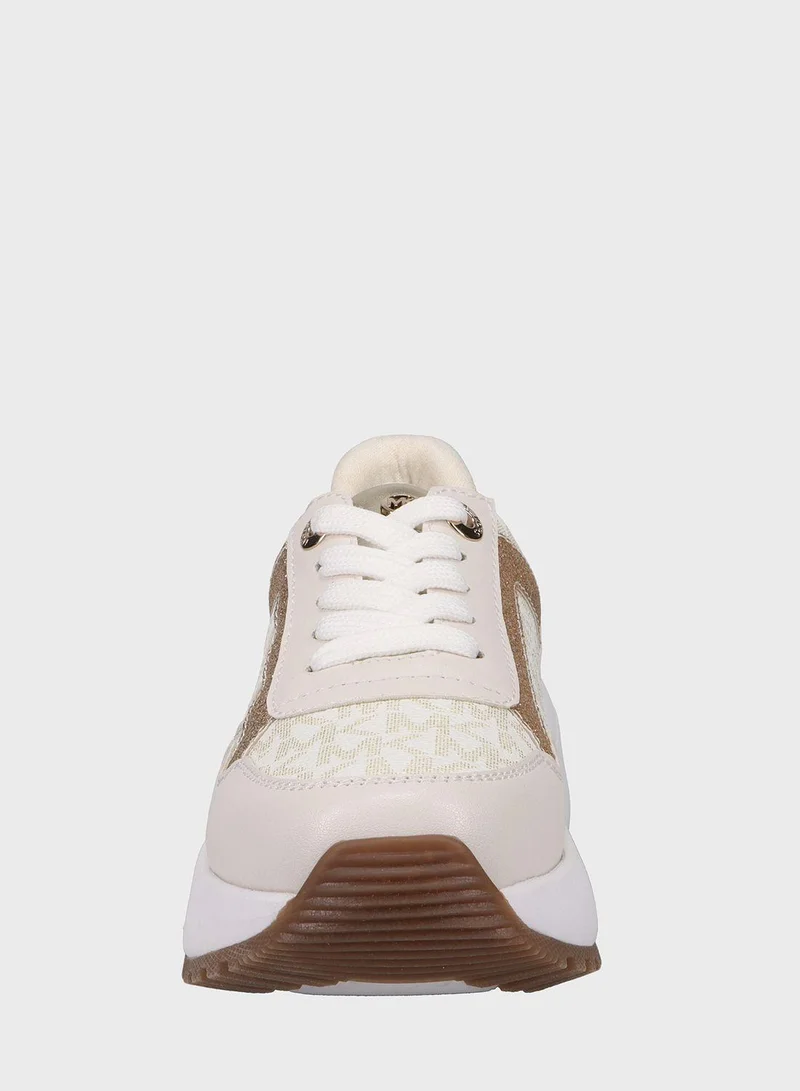 Michael Kors Youth Cosmo Maddy Low Top Lace Up Sneakers