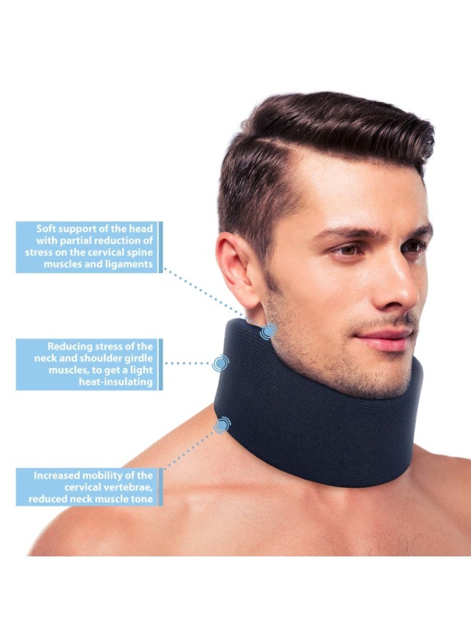 دعامة عنق طبية قابلة للتعديل – قماش ناعم لدعم الرقبة وتخفيف الألم – مناسبة للاستخدام اليومي وإعادة التأهيل - Image 3