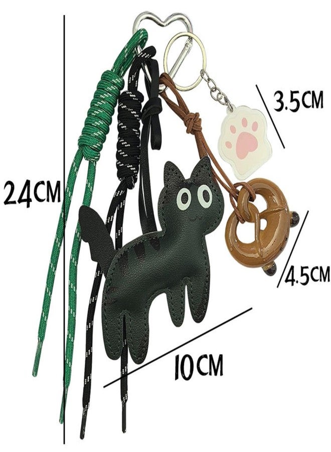 xinxingin Bag Charms, Cat Keychain for Handbags, Stylish Bag Accessories for Women, Cute Key Chain for Girls, Keychain for Bike or Backpack - Image 2