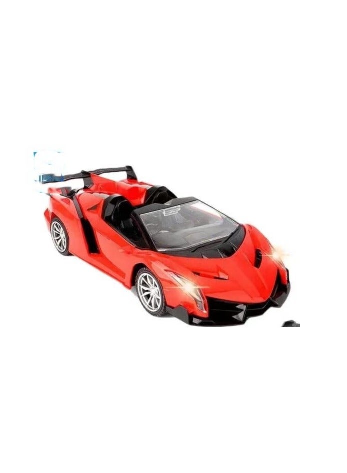 Premium Convertible Rechargeable RC Racing Toy Car (Red) RC Drift Car  - Image 3
