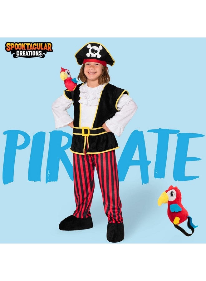 Spooktacular Creations Spooktacular Creations Baby Pirate Costume, Boys Pirate Outfit for Infant Halloween Trick or Treating and Kids Dress-up Parties (3-4 yrs)  - Image 2