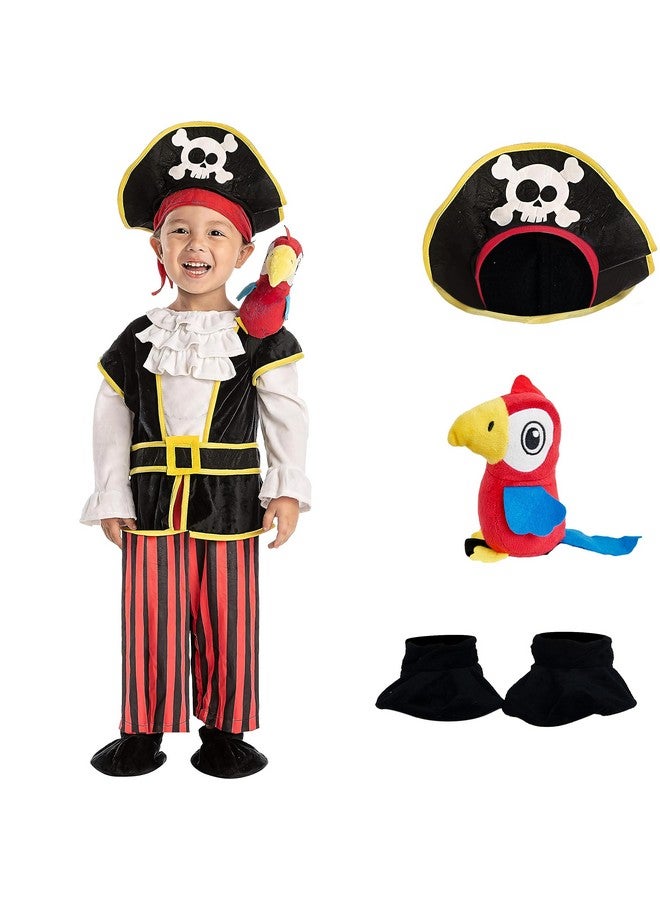 Spooktacular Creations Spooktacular Creations Baby Pirate Costume, Boys Pirate Outfit for Infant Halloween Trick or Treating and Kids Dress-up Parties (3-4 yrs)  - Image 1