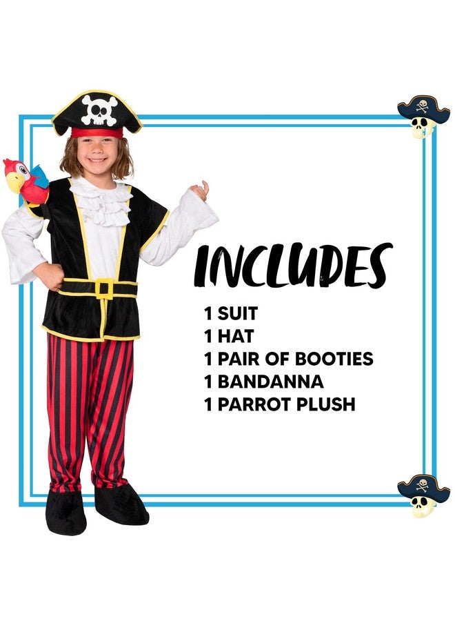 Spooktacular Creations Spooktacular Creations Baby Pirate Costume, Boys Pirate Outfit for Infant Halloween Trick or Treating and Kids Dress-up Parties (3-4 yrs)  - Image 5