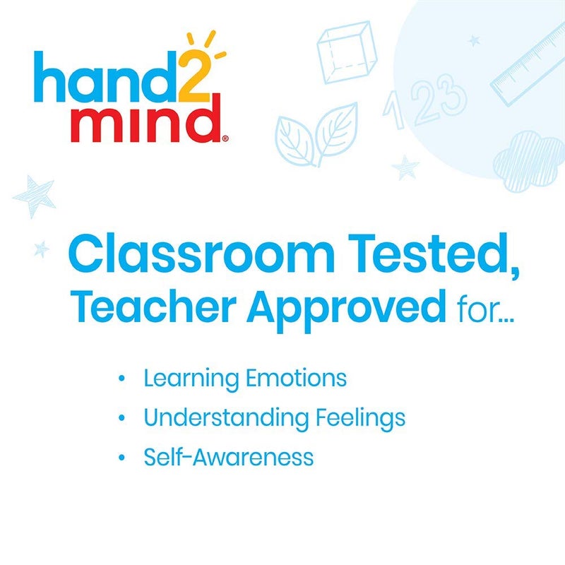 hand2mind See My Feelings Mirror, Play Therapy Toys, Mindfulness for Kids, Emotional Regulation for Kids, Social Emotional Learning Activities, Calm Down Corner Supplies, Calming Corner (Set of 1) - Image 2