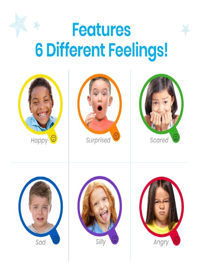 hand2mind hand2mind See My Feelings Mirror, Social Emotional Learning Activities, Play Therapy Toys, Autism Learning Materials, Kids Anxiety Relief, Anger Management Toys, Calm Down Corner Supplies (Set of 1) - Image 2