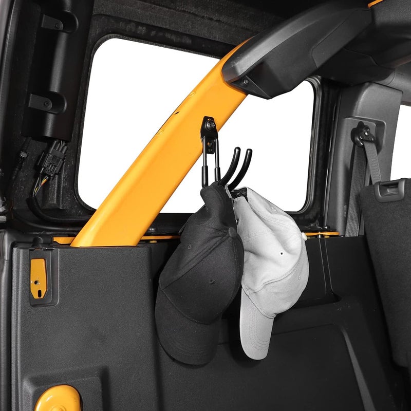 HTHE for Ford Bronco Trunk Hook Organizer Storage Hook for Ford Bronco 2021 2022 + (Iron,1pc,Black) - Image 2