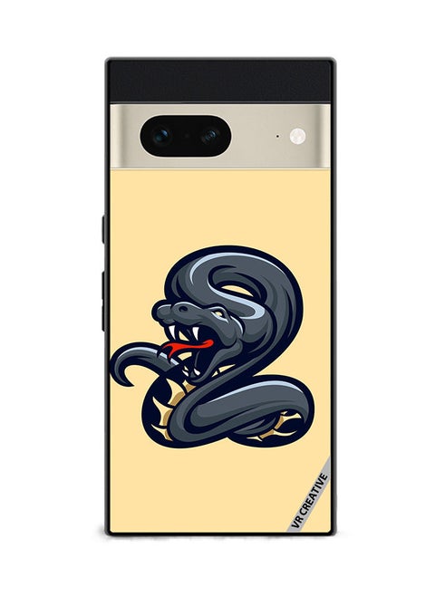 Protective Case Cover For Google Pixel 7 Snake Design Multicolour