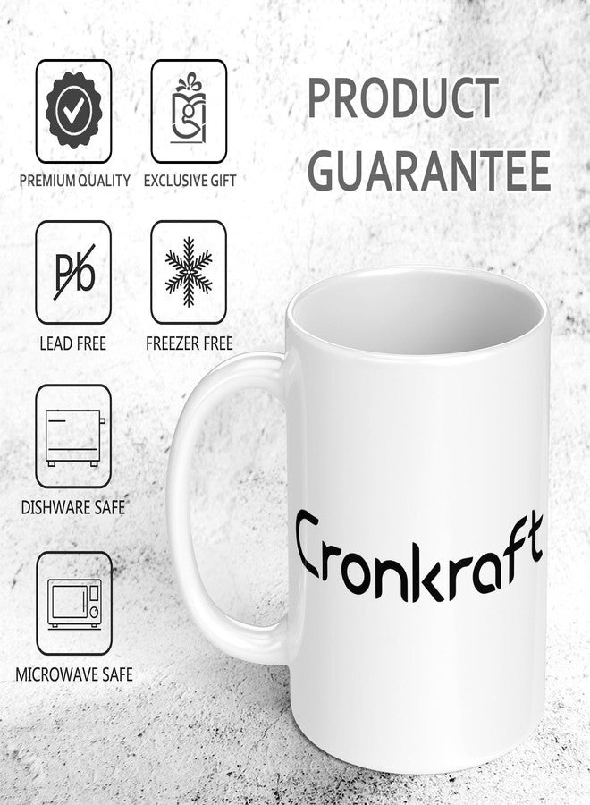 Cronkraft كوب كرونكرافت السحري الأسود متغير اللون، آمن للاستخدام في الميكروويف، هدية مثالية للأزواج، الزوجة، الحبيب، الحبيبة، الأخ، الأخت، الأب، الأم، الطفل، الصديق، هدية عيد ميلاد، 325 مل، أسود 02 - Image 5