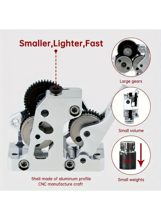 Hardened Steel Extruder Gear Kit For CR 10 Ender 3 3D Printer Parts - Image 3