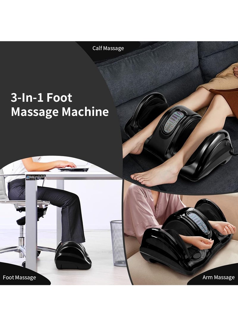 Generic - Foot Massager Machine Massage for Feet, Leg Calf Ankle, Nerve Pain Therapy Spa Gift Deep Kneading Rolling Massage, Electric Foot Massager w/Remote, 4 Massage Modes, Random color - Image 1