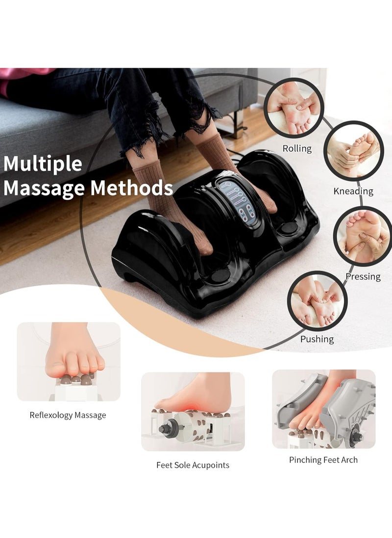 Generic - Foot Massager Machine Massage for Feet, Leg Calf Ankle, Nerve Pain Therapy Spa Gift Deep Kneading Rolling Massage, Electric Foot Massager w/Remote, 4 Massage Modes, Random color - Image 1