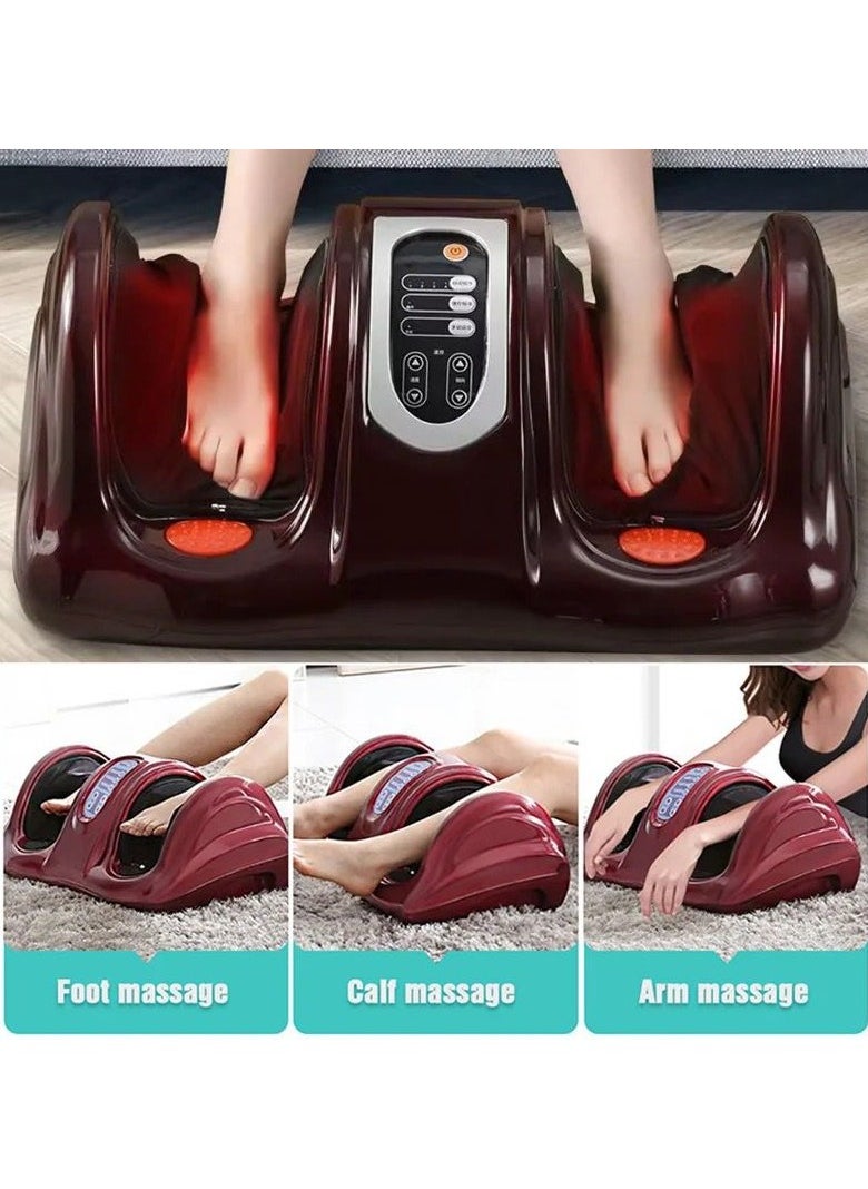 Generic - Foot Massager Machine Massage for Feet, Leg Calf Ankle, Nerve Pain Therapy Spa Gift Deep Kneading Rolling Massage, Electric Foot Massager w/Remote, 4 Massage Modes, Random color - Image 1