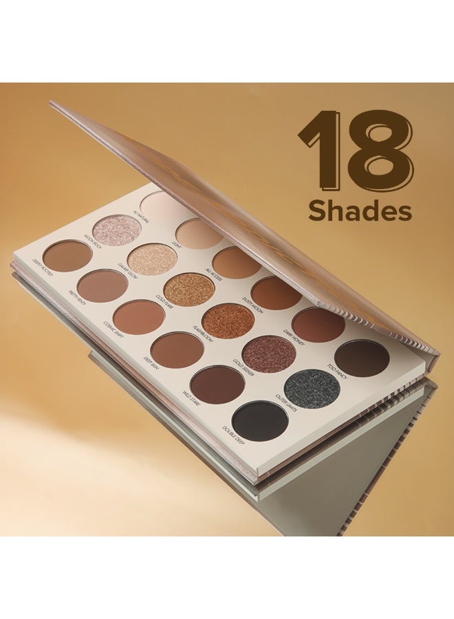 فيوتشر ميكاب نيود أديكشن ١٨ لون آيشدو باليت - FU6001 - Image 3