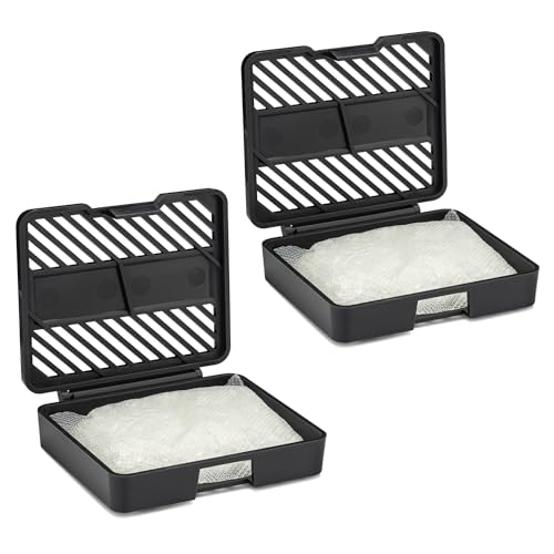 بود إزالة الروائح فريش ويف 2 بودات قابلة لإعادة التعبئة 2 عبوات فريش ويف تخفيف الروائح بشكل آمن مزيل الروائح الطبيعي المستند إلى النباتات للمساحات الصغيرة سلال القمامة الخزائن الخزائن