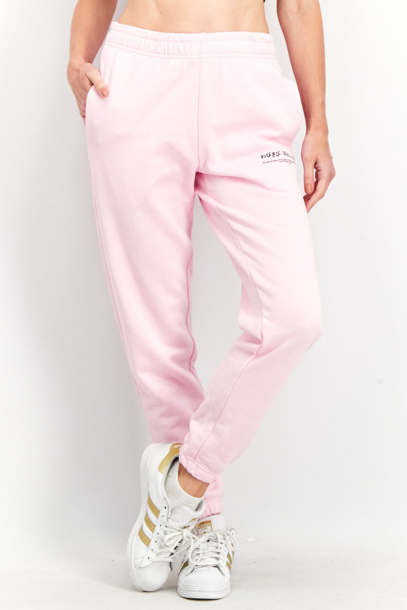 Ocean Pacific Women Graphic Print Pull On Pants, Pink - Image 1