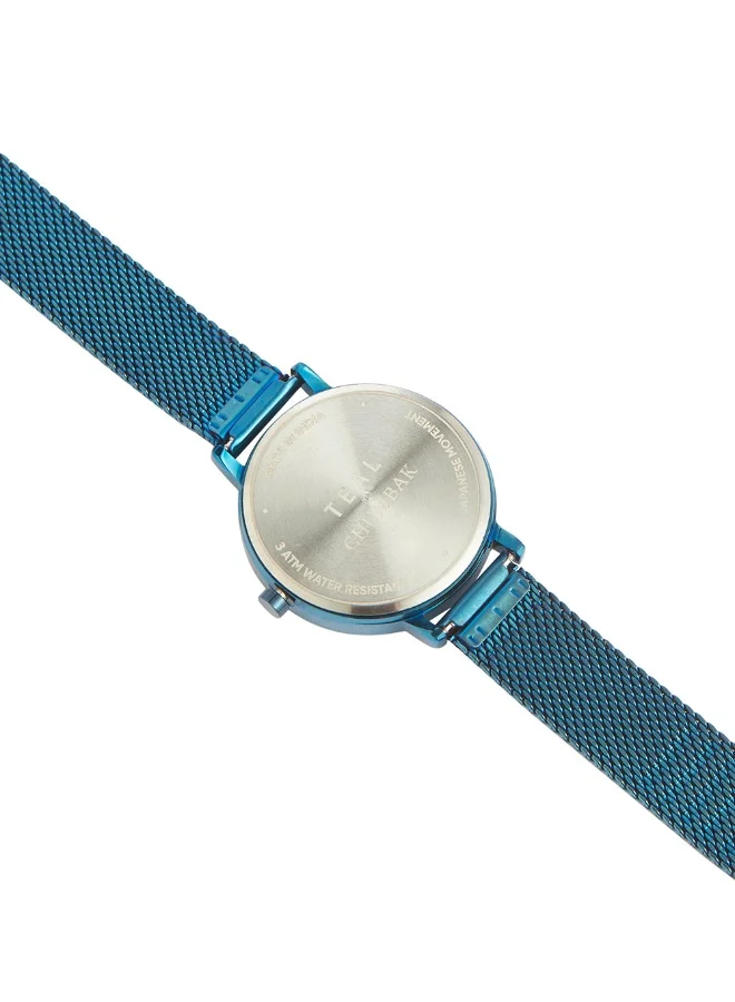 Chumbak TEAL BY CHUMBAK Wildflower Watch | Blue
