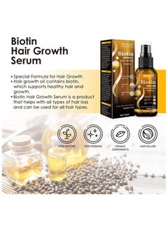 iBealee Fast Hair Growth Spray Product Anti Hair Loss Serum Prevent Baldness Treatment Scalp Dry Damaged Hair Care Essential Oils  - Image 3