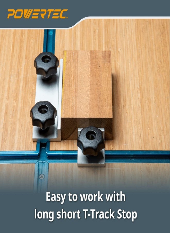 باورتيك طقم POWERTEC 71811 لقاطع مزدوج بطول 24 بوصة على شكل حرف T ومقبض على شكل حرف T مع مقبض ملولب 7 نجوم بقطر 5/16، ومسامير وغسالات، لقوالب النجارة - Image 3