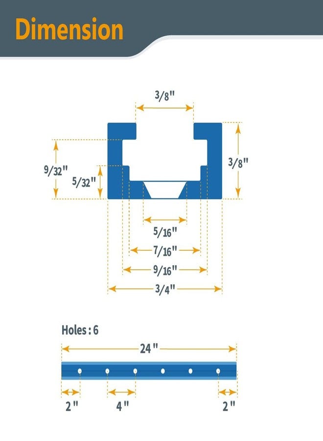 باورتيك طقم POWERTEC 71811 لقاطع مزدوج بطول 24 بوصة على شكل حرف T ومقبض على شكل حرف T مع مقبض ملولب 7 نجوم بقطر 5/16، ومسامير وغسالات، لقوالب النجارة - Image 5