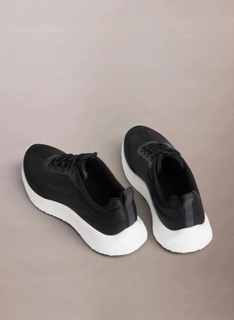 Calvin Klein Black/Bright White Zermatt - Lightweight Runner Trainers for Men | Best Price UAE