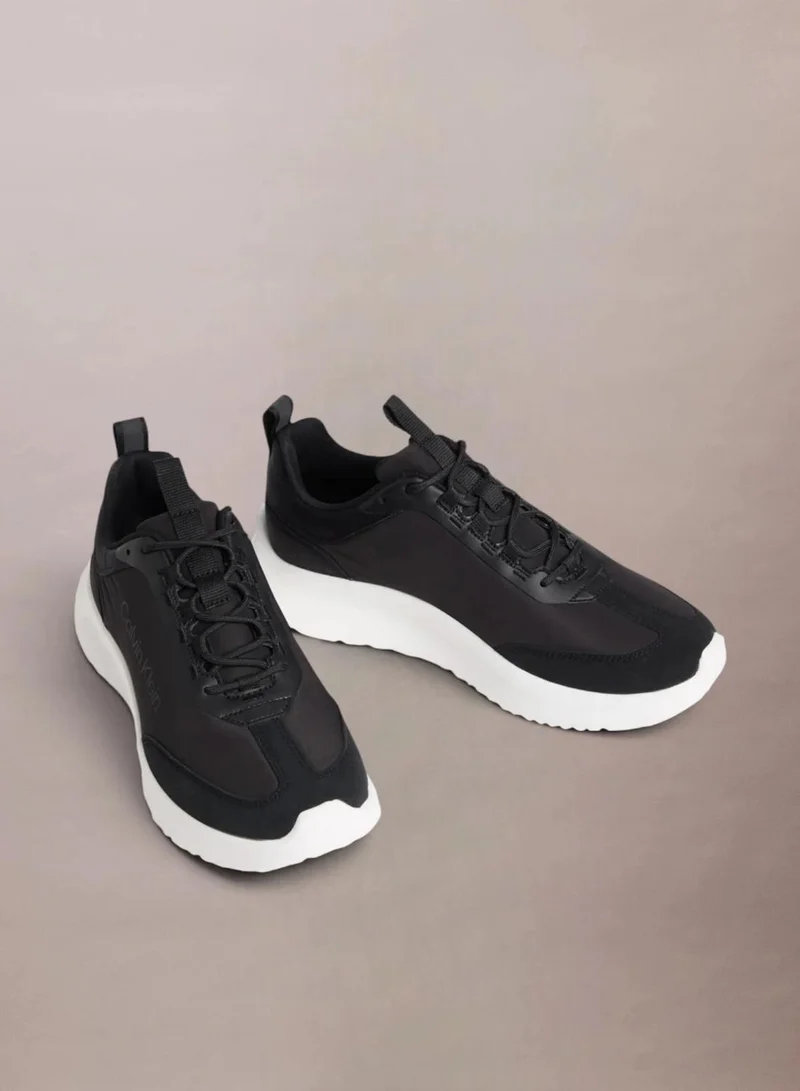 Calvin Klein Black/Bright White Zermatt - Lightweight Runner Trainers for Men | Best Price UAE