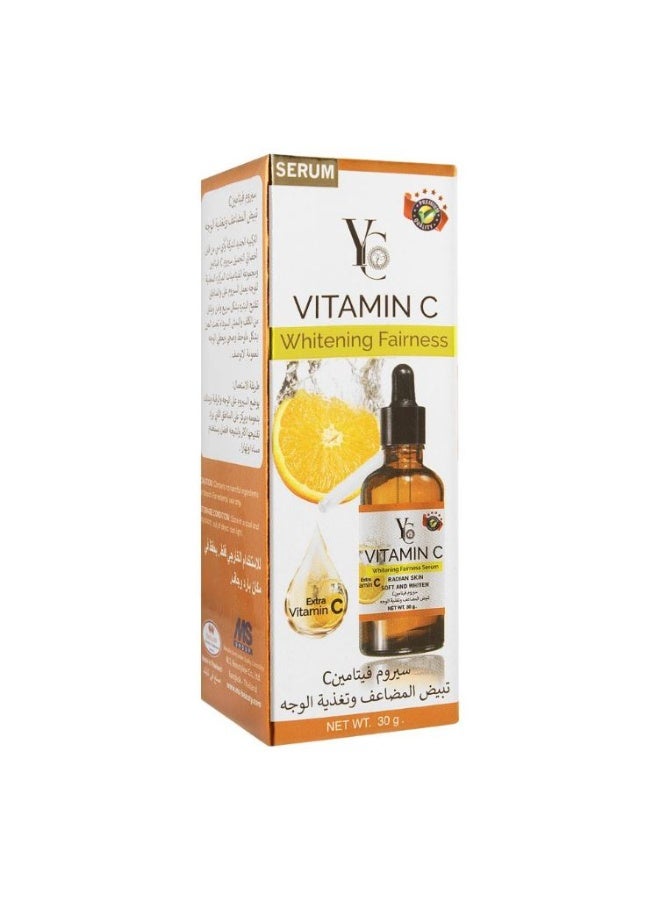 YC Vitamin C Face Serum, Whitening Fairness, 30ml - Image 3