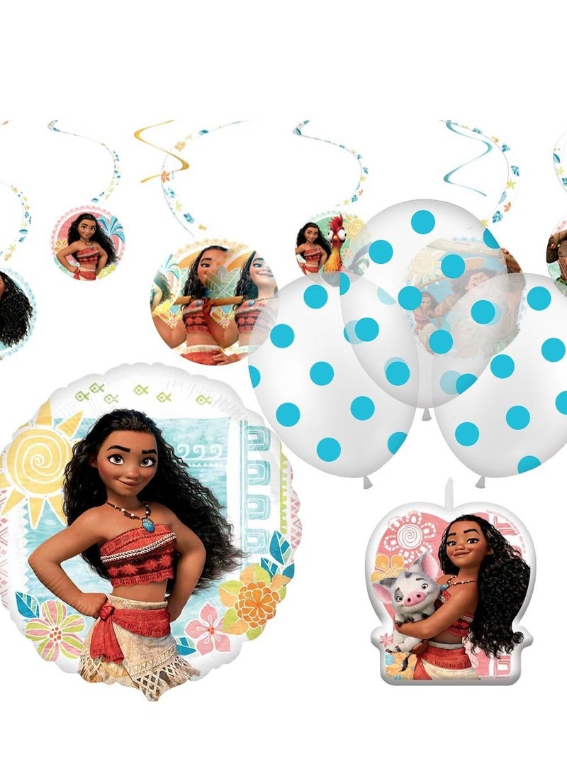 Amscan Moana Party Decoration Kit, Includes Balloons Party Supplies - Image 1