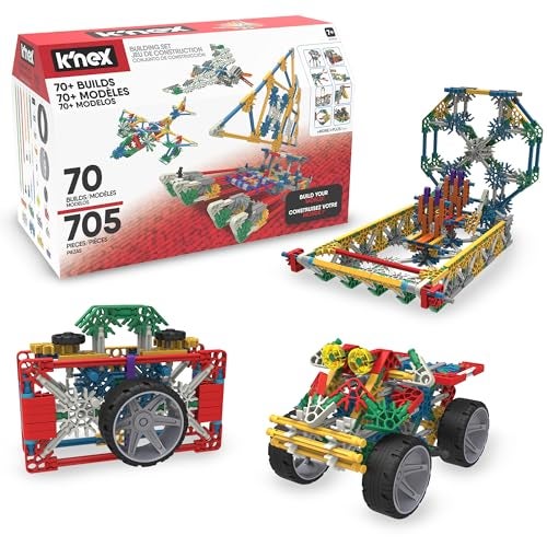 K'NEX - 70 Model Building Set‚ 705 Pieces, STEM Learning, Creative Play Set‚ Ages 7+ - Image 1