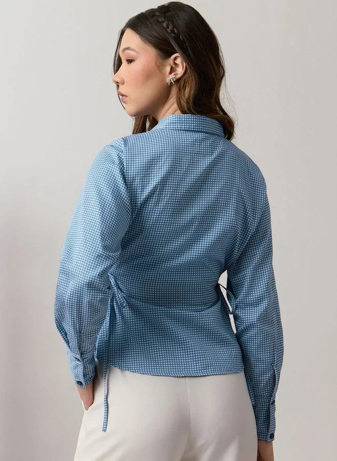 The Souled Store  The Souled Store Women Checked Casual Shirt  | Best Price UAE