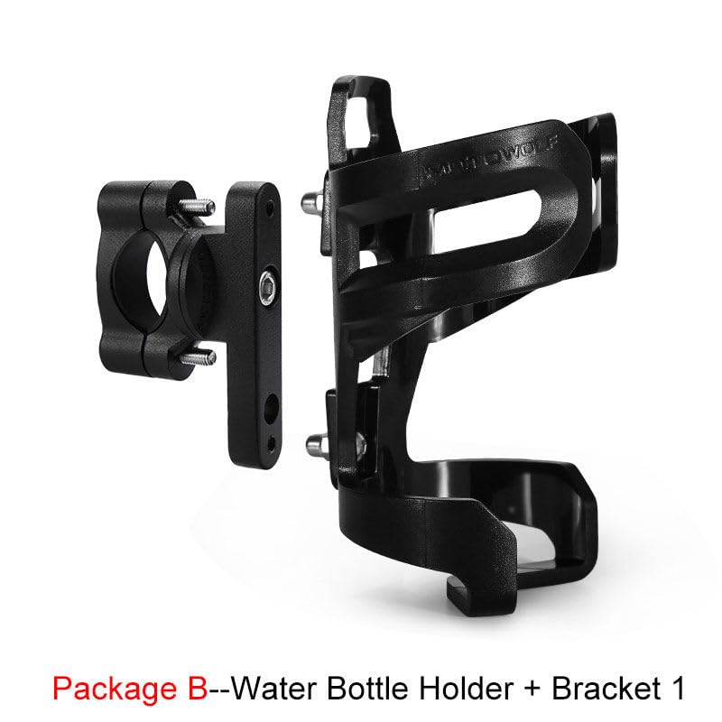 0TO6 Adjustable Handlebar Water Bottle Holder for All Bikes, Bicycle and Motorcycles. - Image 2