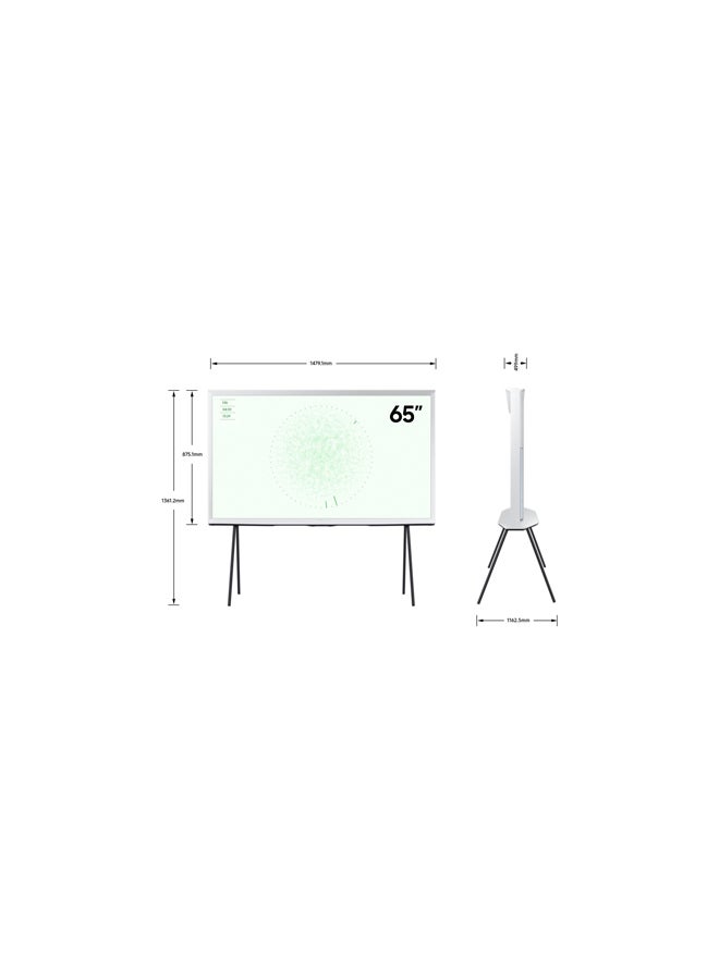 سامسونج تلفزيون The Serif الذكي، تلفزيون لايف ستايل، 65 بوصة، 2024، تصميم شامل 360 درجة، شاشة غير لامعة، حامل قابل للفصل، نظام تشغيل Tizen - Image 3