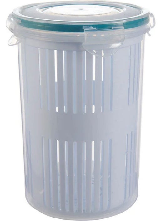 Fresh Box Round Storage Container with Strainer