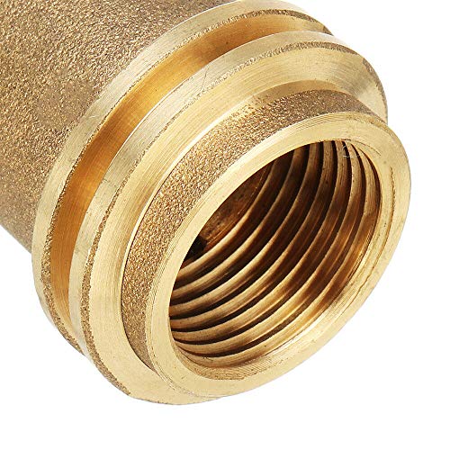 JINYI QCC1 Nut Propane Gas Fitting Hose Adapter with 1/4" Male Pipe Thread Propane Quick Connect Fittings Solid Brass Propane Adapter - Image 4