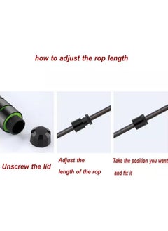 MMG Adjustable Speed Heavy Weighted Steel Wire Exercise Skipping Jump Rope|Heavy Skipping Rope PVC Weighted Speed Exercise Jump Rope Breathing Handle 360 Degree rotation  - Image 5