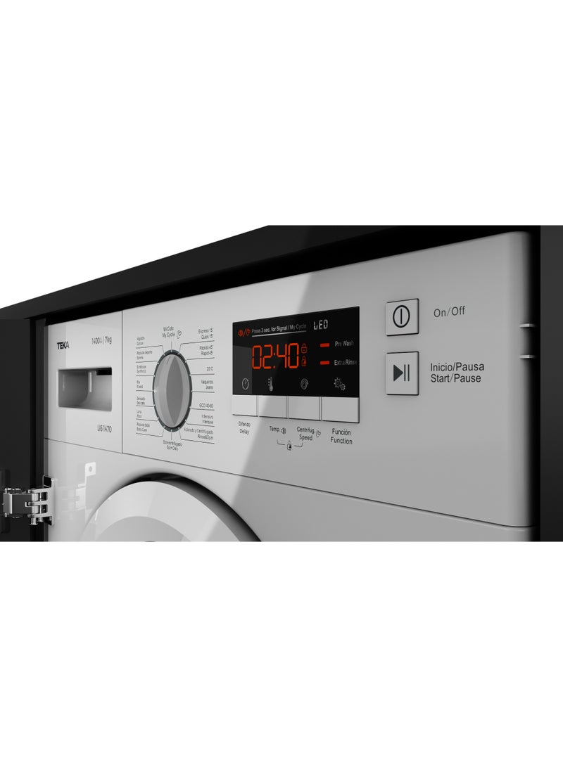 TEKA Built-in Washing Machine with 8 kg capacity and 16 washing programs LI6 1471 52.7 L 1950 W 114010001 white - Image 3