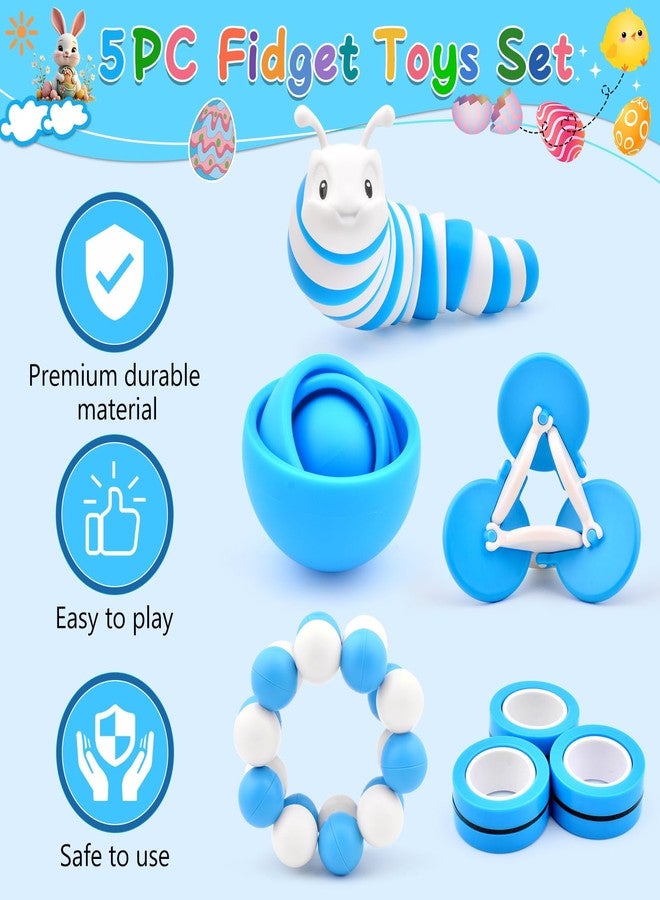 ASIOWELY Fidget Toys Adults Pack, Sensory Toys Set for Kids, Fidget Spinner Slug, Figette Cool Gadget for 8-12 Boys Teens ADHD Autism Stress Relief Desk Toy Easter Basket Stuffers for Gift - Image 3